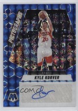 2024-25 Panini Mosaic Pictographs Blue Prizm /35 Kyle Korver #PM-KOR Auto 16wc
