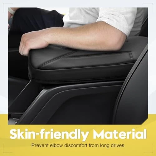 Center Console Armrest Cover for Chevrolet Colorado/GMC Canyon 2015-2022, Black - Изображение 4 из 4