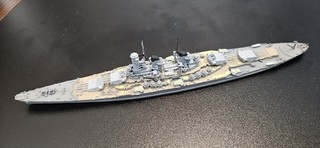 Christopher Columbus 1/1250 3D Printed Italian Battleship with Custom Painting