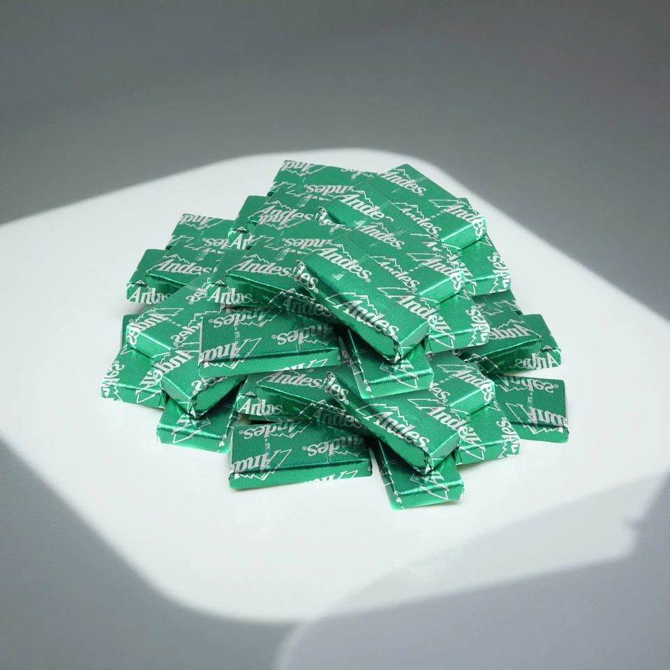 Andes Creme de Menthe Smooth Mint Chocolates, Wrapped Bulk 2 lb. - Image 2 of 4