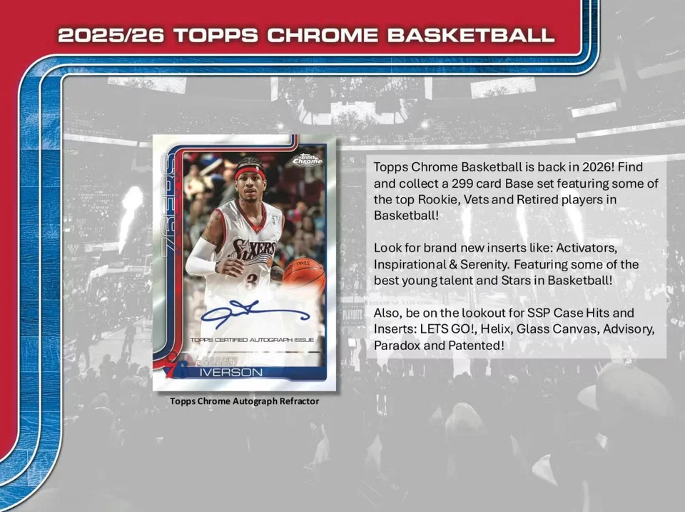 2025-26 Topps Chrome Basketball Mega Box (Pre-Order: December 18) - image 2 of 4