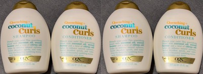 2 Sets OGX Quenching Coconut Curls - Shampoo & Conditioner - 13 FL OZ Each