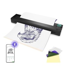 PeriPage P90 Tattoo Stencil Printer, Wireless Thermal Tattoo Printers with St...