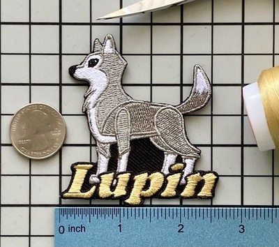 Personalized Wolf Patch/Custom Name/Iron-on/Embroidered Applique Badge/Gift Idea