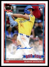 2026 Topps Series 1 Roman Anthony 1991 On Card Rookie Auto SSP