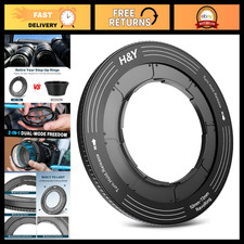 Adjustable 52-72mm to 77mm Step Up Ring for Filters  Lens Filter Adapter, Alumi