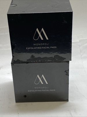 2PK Of Monopoli Exfoliating Facial Pads EXP: 11/27