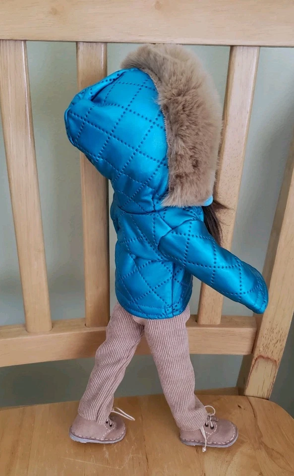 Conjunto para muñeca Dianna Effner Little Darling, Paola hecha a mano, chaqueta, pantalones, top Foto 4 de 4
