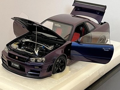 AUTOart 77464 1/18 NISSAN SKYLINE NISMO R34 GT-R Z-tune Midnight
