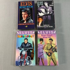 Elvis Presley VHS Lot of 4 Sealed Roustabout Easy Come Easy Go Movies