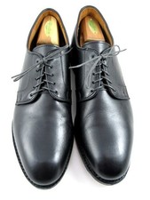 Allen Edmonds "WINDSOR" Men's Leather Plain-toe Derby 10.5 D Black USA (730N)