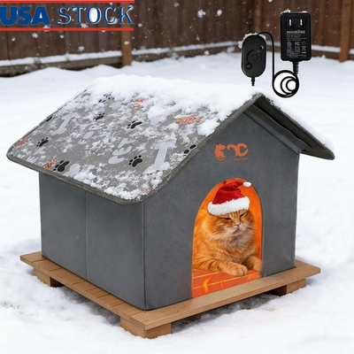 #ad #ad Heated Pet Mat Pressure Sensitive Heating 3 Temperature Modes Cat Dog House New $62.67