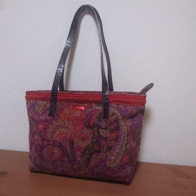 ETRO Paisley Shoulder Bag 13.7 inch