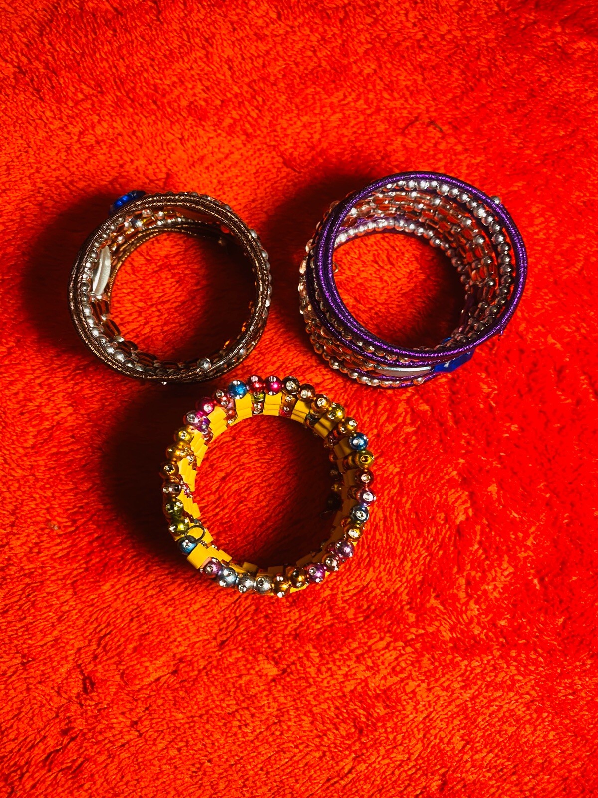 Set Of 3 Toddler Girls Indian Bangles Chudiyan Pakistani Afghani
