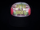 Guns N Roses Snapback Vintage Hat Mesh Back Black Cap 1980s Hair Metal Band