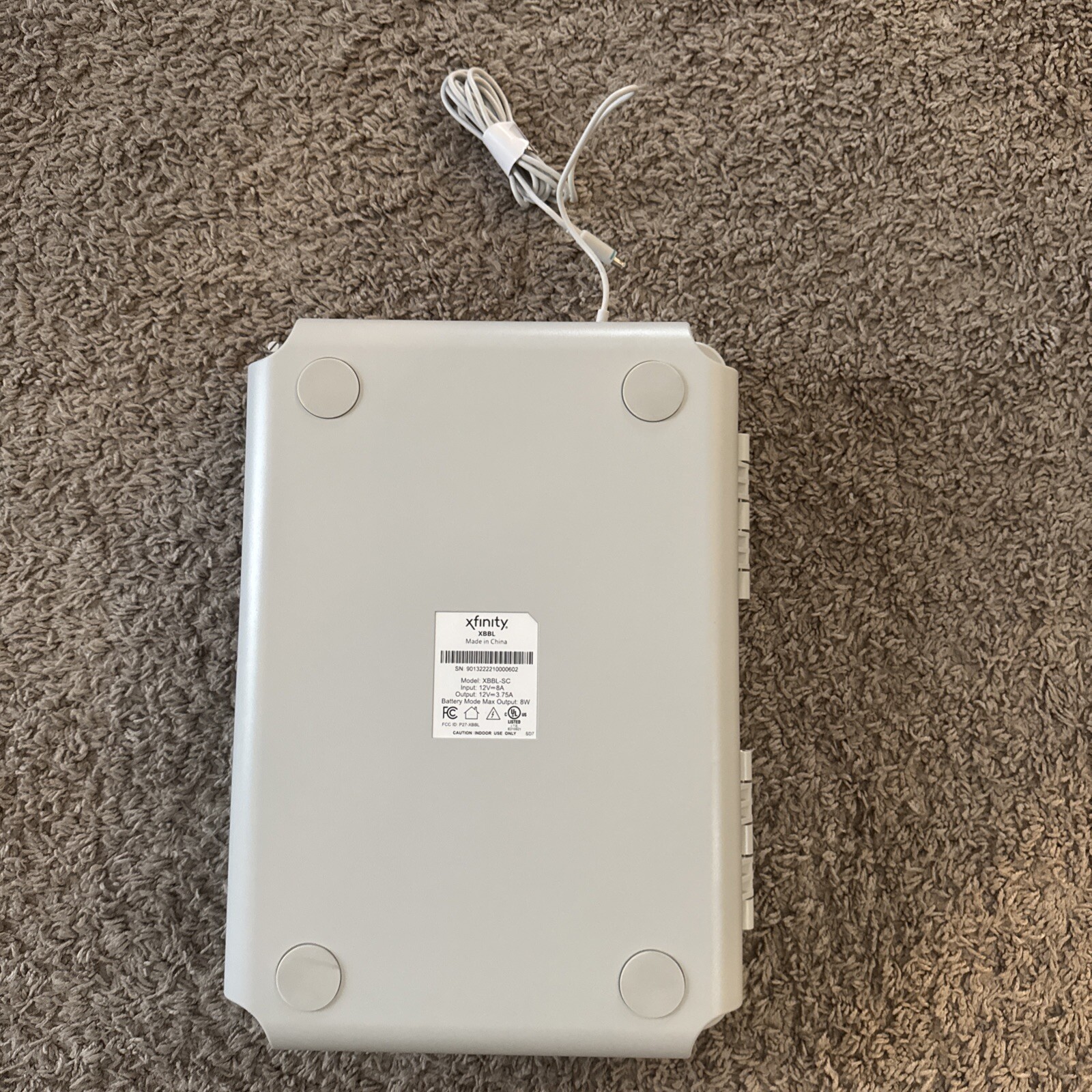Xfinity XBBL Battery Backup Device For Xfinity Modem* No Batteries * NWOB