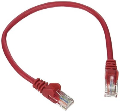 BELKIN COMPONENTS A3L791-01-RED-S 1FT CAT5E SNAGLESS PATCH CABLE, UTP, RED PVC J