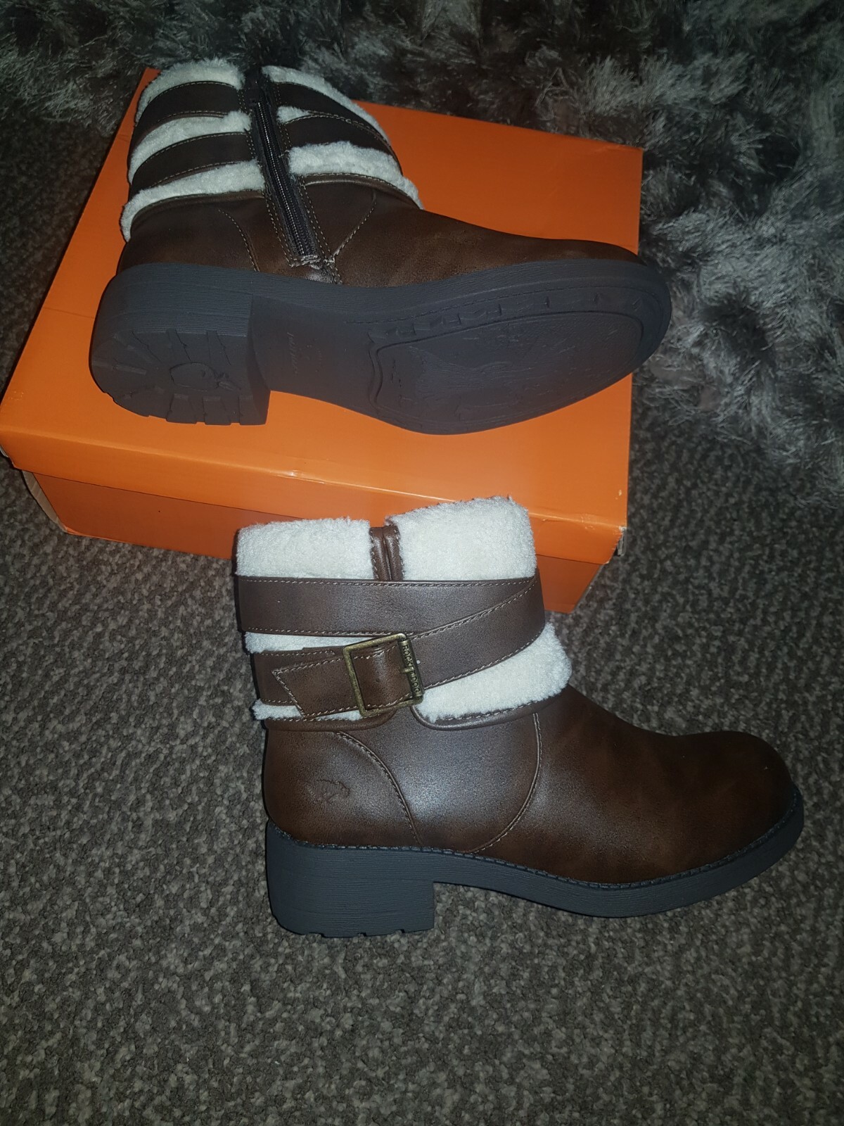 brand new women Rocket Dog Trepp Brown Knitted Ankle Boots uk size 4 eBay