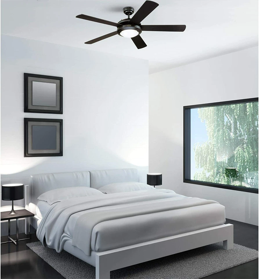 Westinghouse Lighting 7224200 Comet Indoor Ceiling Fan with Light, Matte Black - Image 4 of 4