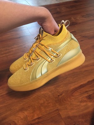puma clyde court gold