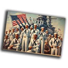 U.S. Marines nice vintage retro WW2 Photo Glossy 4 6 in G37