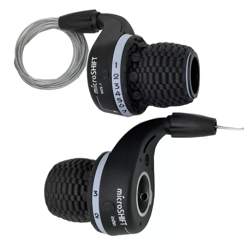 3X7 Speed MicroShift Shimano Compatible Bicycle Twist Grip Shift Gear Shifters