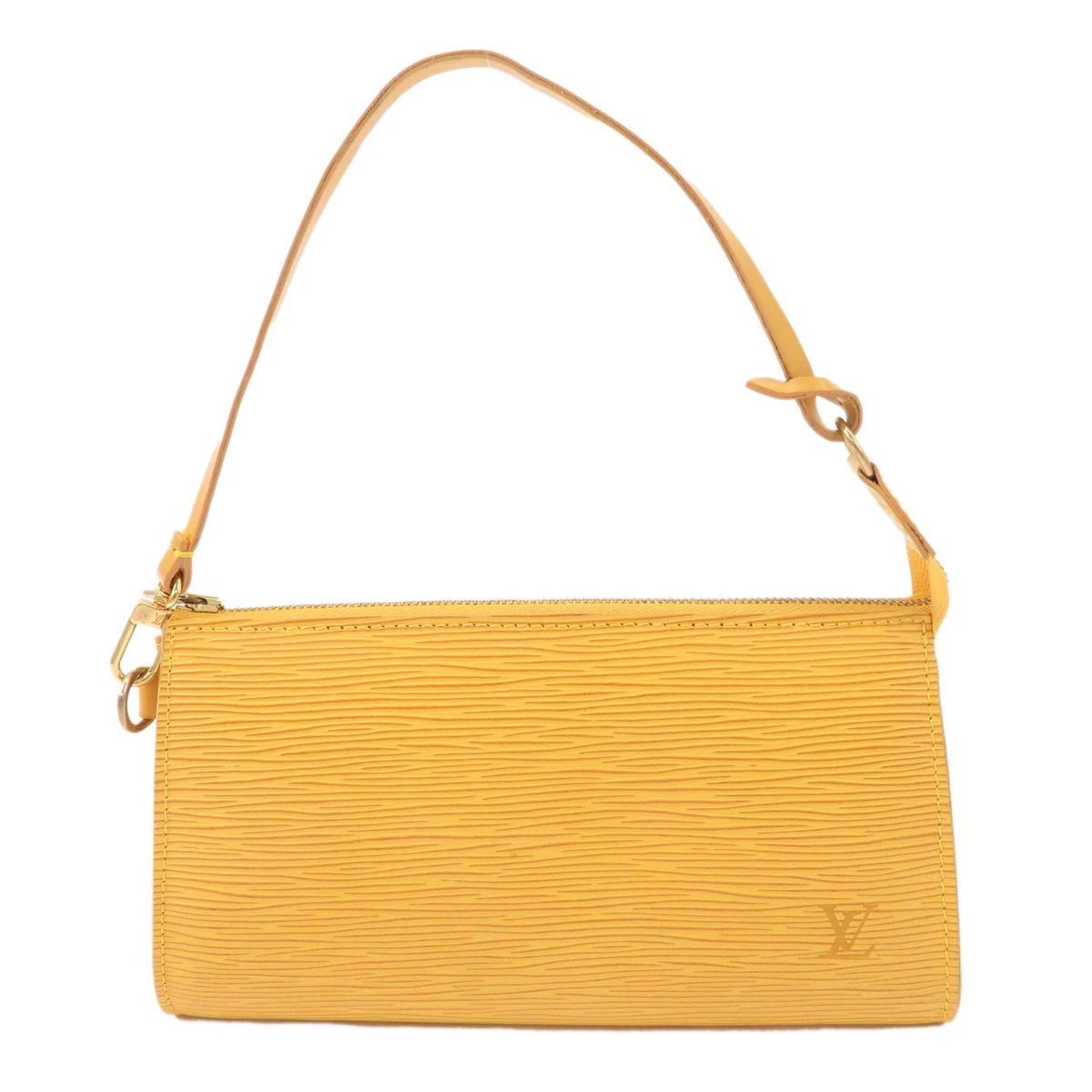 Louis Vuitton Pochette Yellow Bags & Handbags for Women for sale