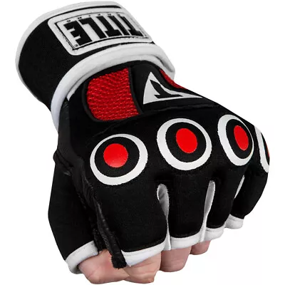 Title Boxing Gel Rage Fist Training Glove Wraps - Black/Red