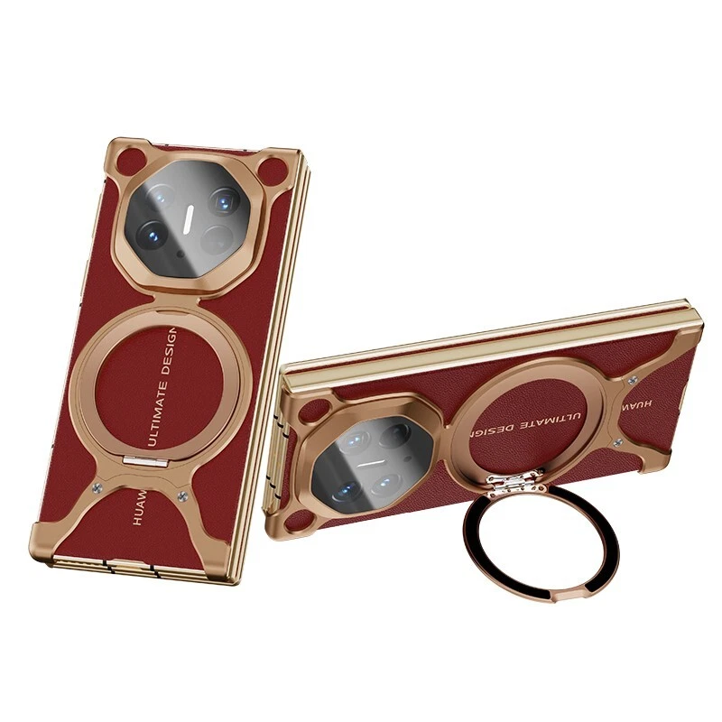 Magnetic Aluminum Metal Frameless Bumper Stand Case For Huawei Mate XT - Image 4 of 4