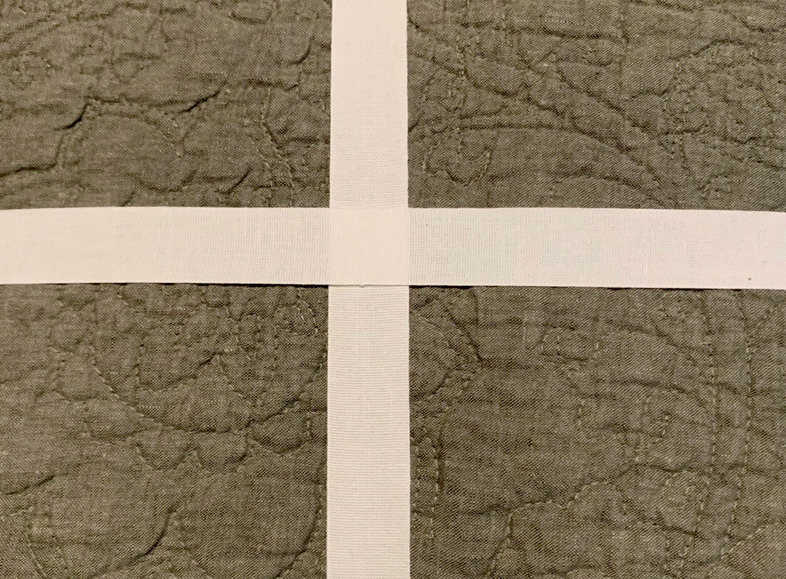 Pottery Barn Belgian Flax Linen Floral Stitch F/Queen Quilt Set Loden