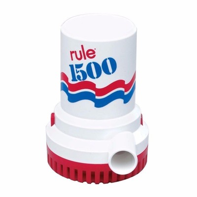 Rule Bilge Pumpe 1500 GPH 12 Volt Modell 02 Non-Automatic Voll Tauchbar Md