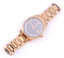 Emporio Armani Unisex Watch Analog Display and Stainless Steel Strap Gold AR6020