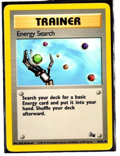 trainer energy retrieval pokemon card value Pokémon TCG 81/102 Wizards of the Coast Regular Evolves from null Rules Put 2 basic Energy cards from your discard pile into your hand Superior Energy Retrieval — Paldea