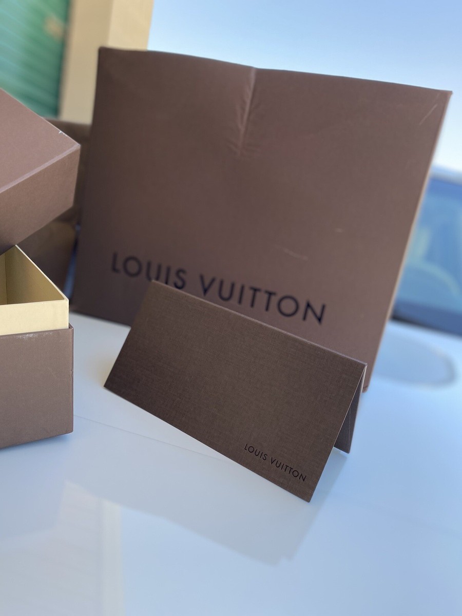 Authentic Louis Vuitton LV Empty Gift Storage Box Set 17x13