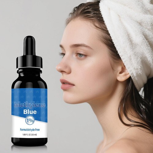 100% czyste niebieskie krople metylenowe - klasa farmaceutyczna 50 ml - Zdjęcie 3 z 13
