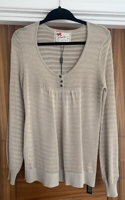 Antoni + Alison Pullover Gold - Größe 14 - Neu mit Etikett