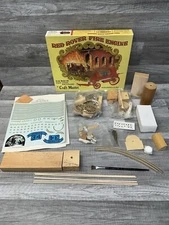Craft Master RED ROVER FIRE ENGINE Vintage Wooden Model Kit Not Assembled