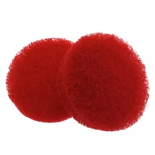 Quality 4 Inch 100mm Bathroom Home Cleaning Brush Nylon Powered Scrub Pad Red