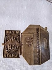 HARLEY DAVIDSON PIN. HOG. OPEN HOUSE. 20 ANNIVERSARY