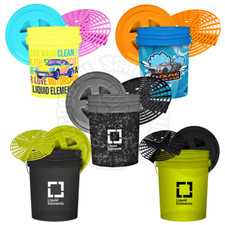 Liquid Elements - Wascheimer - 20L - Autowäsche - Set mit Schmutzsieb und Deckel