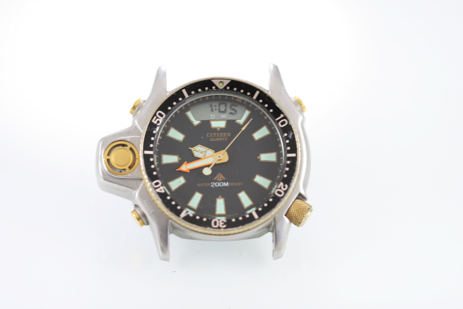 Citizen Promaster Aqualand C023-088051 Diver's 200M Argent Or Noir Sans  Bande