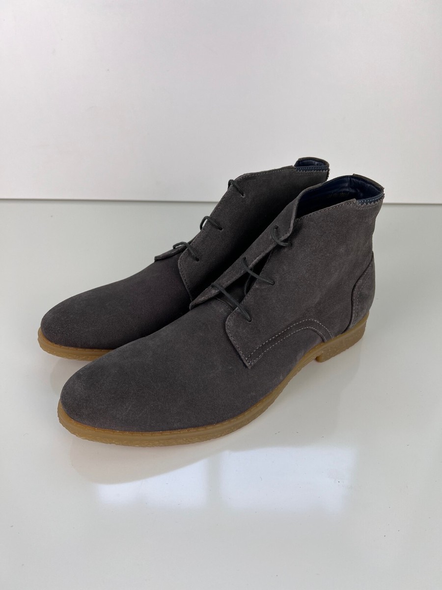 Goodwin Smith Chukka Ankle Desert Boots Mens UK Grey Suede