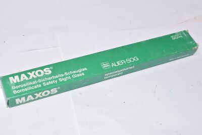 NEW MAXOS - Auer-SOG Size 7 High Pressure Safety Sight Glass
