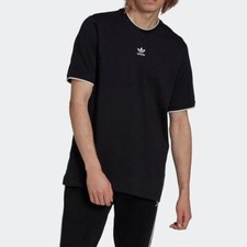 NEW MENS ADIDAS ORIGINALS LOGO TREFOIL ESS TEE SHIRT SIZE SMALL HK7035
