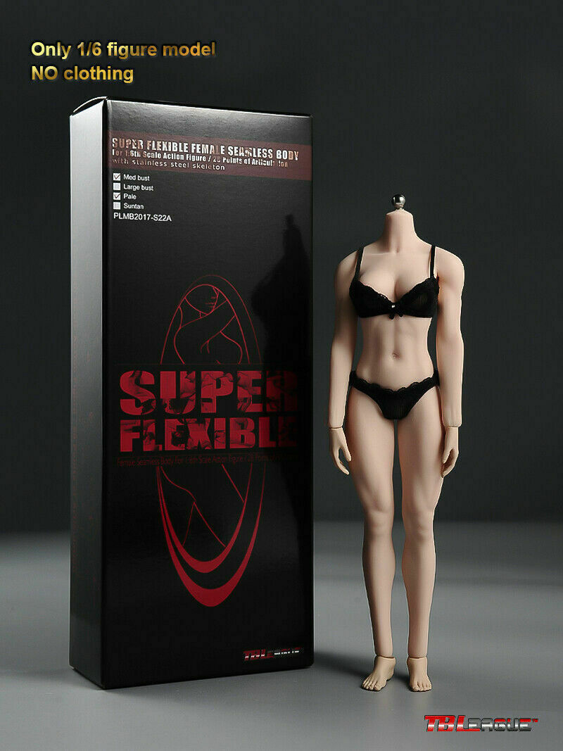 1:6 TBLeague S22A Girl Flexible Pale Stainless Steel Female Action