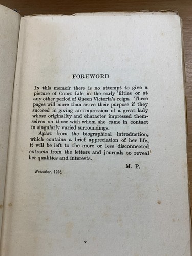 1927 1ST Edition Mary Ponsonby Von Magdalen Ponsonby Biografie Hb Buch (P4) - Bild 6 von 24