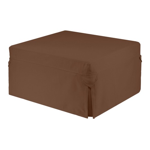 Folding Bed Guest Bed Sofa Ottoman Bed with Slip Cover and Castors - Picture 24 of 28