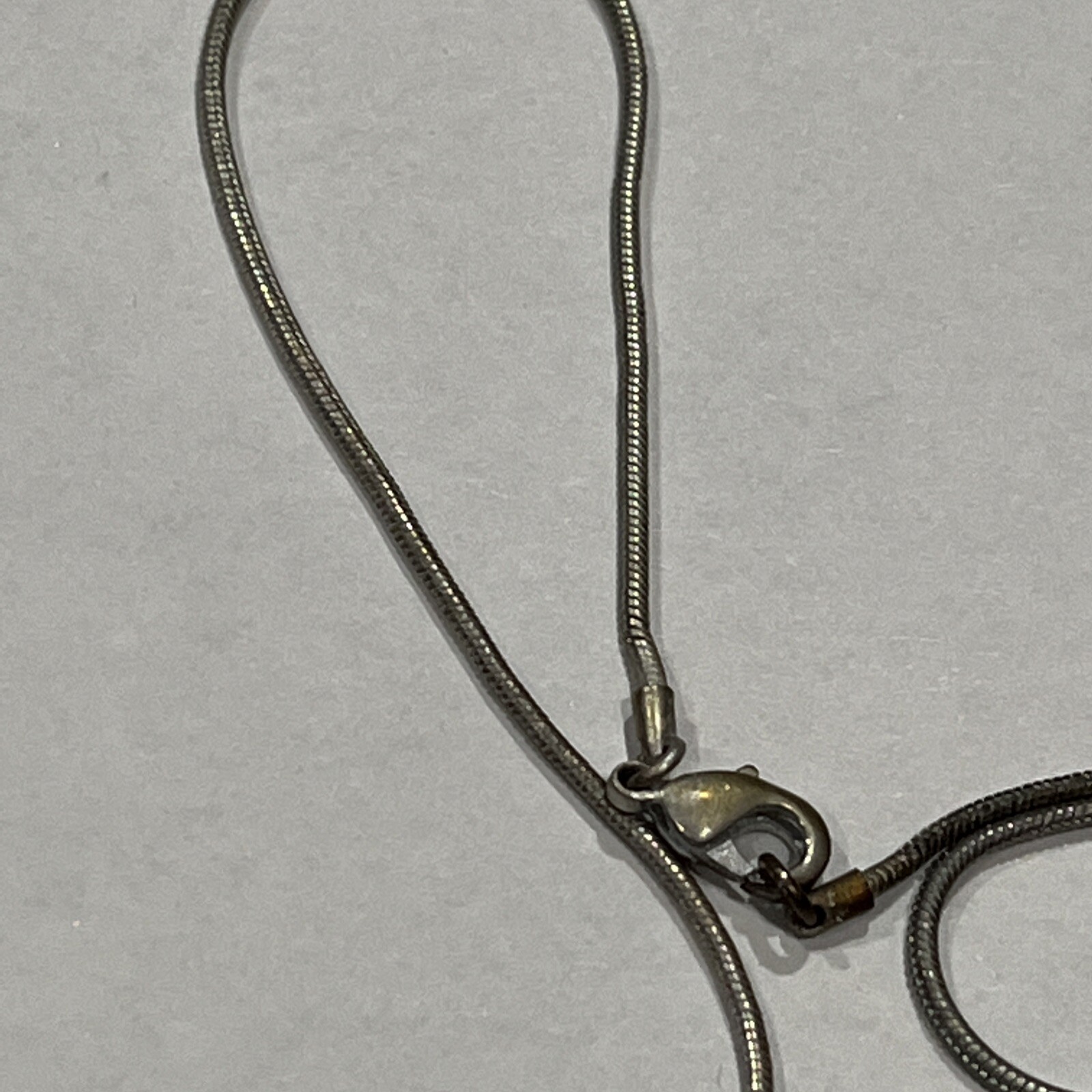 Silver Tone Rectangular Floating Pendant Necklace… - image 3