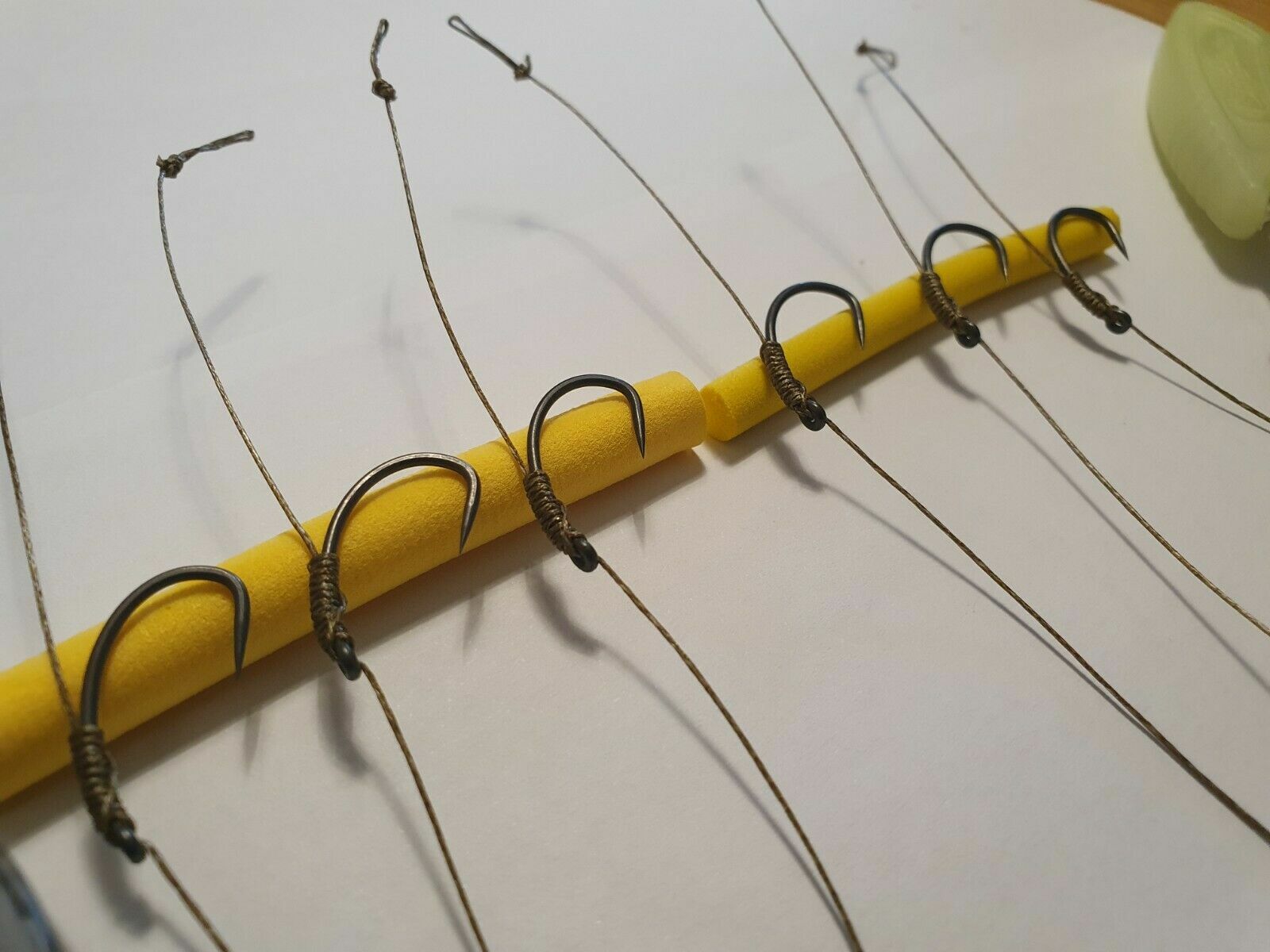 5 Korda 50lb Arma Kord Catfish Hair Rigs Pre Tied Rig Pellets Custom