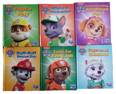 Lot 6 Nickelodeon Paw Patrol Story Reader Me Reader Books